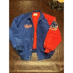 Chicago Cubs Vintage Starter Jacket - Youth Size - Large
